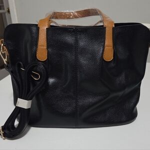 NWOT Baginning Soft Leather Purse/Tote Bag